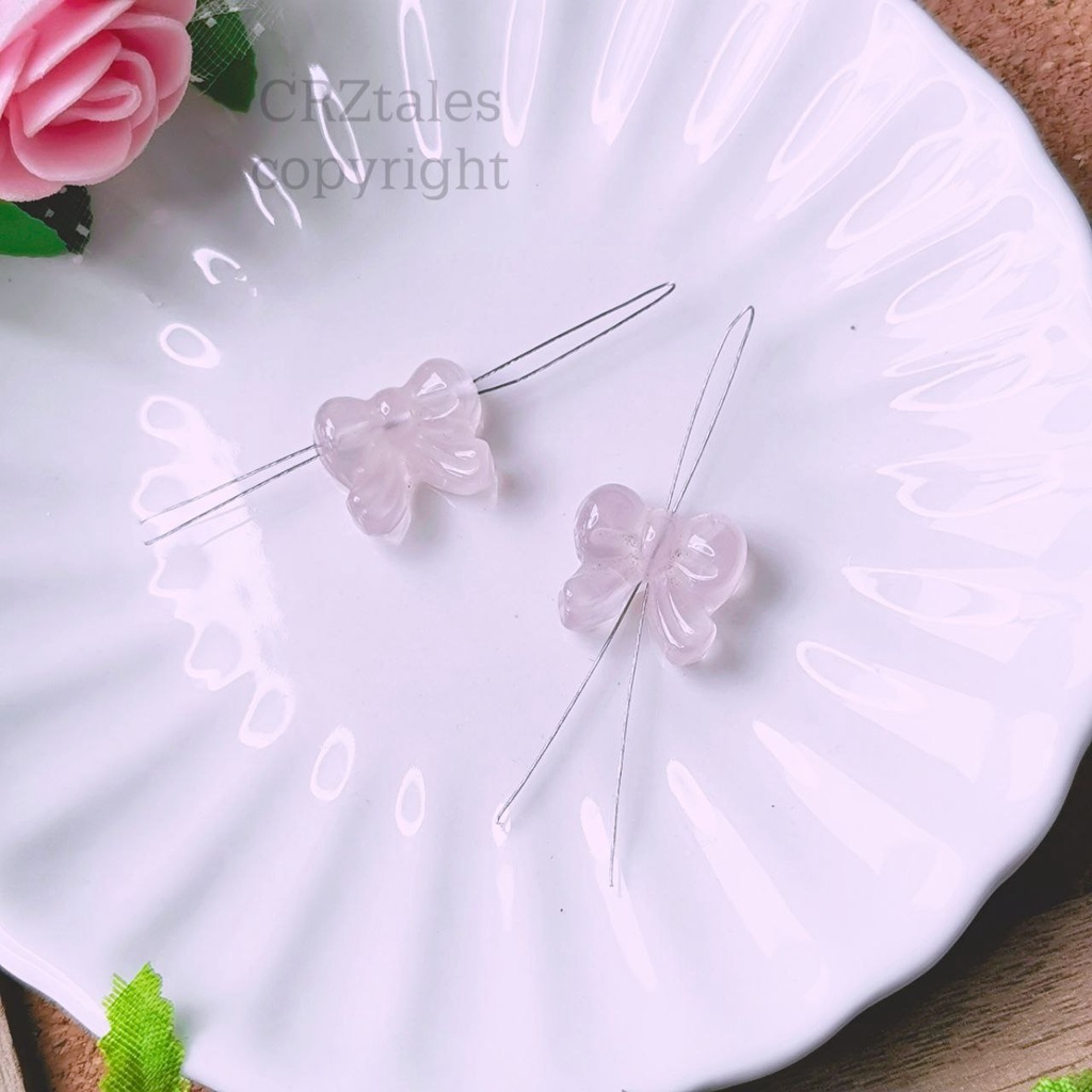 Rose Quartz Ribbon DIY