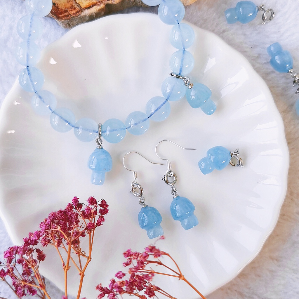 Aquamarine Mushroom Charmie