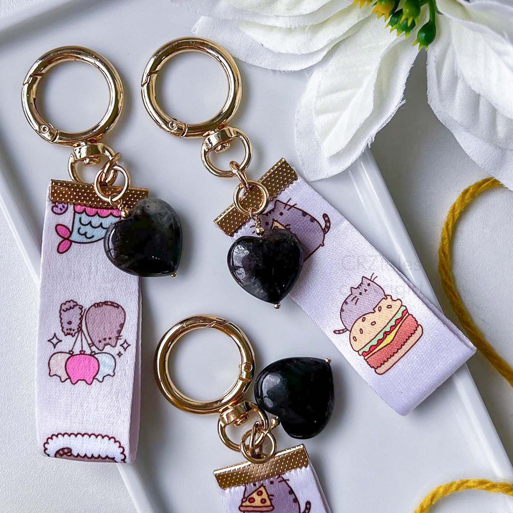 <<SG Seller>> Arfvedsonite Heart CRZFabChain #CRZFabChain