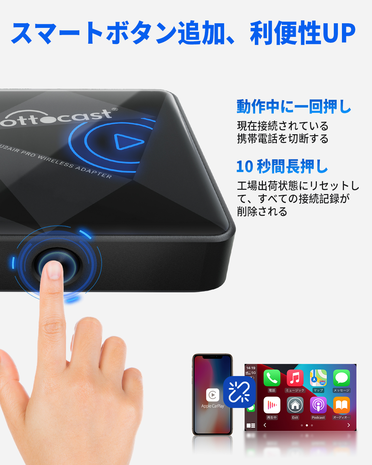 二月バレンタインデーセール-1 5%オフ&特典付き💝 🎊Ottocast 二月バレンタインデーセール-1 5%オフ&特典付き💝 🎊Ottocast