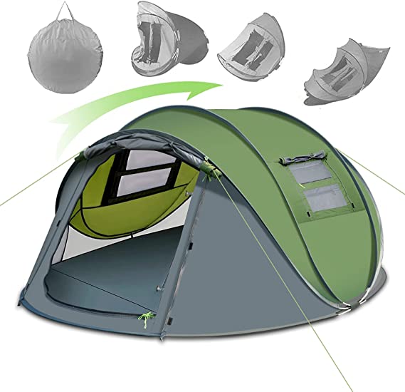 Easy Pop Up Tents Instant Automatic Person Family Camping Tents Easy