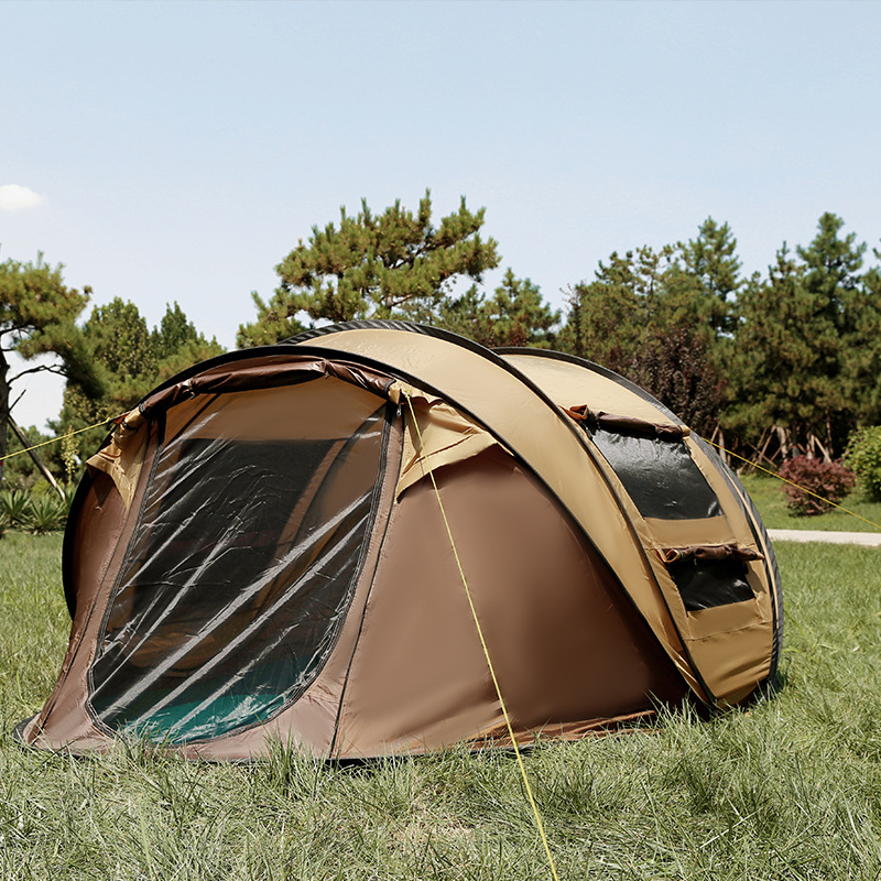 4Pop Up Tent Easy Pop Up Tents for Camping with Vestibule, Waterproof