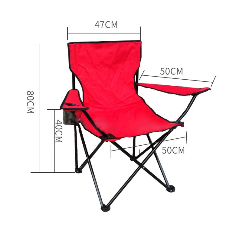 Portable Folding Camping Chair with Cup Holder Foldable Fishing Campin