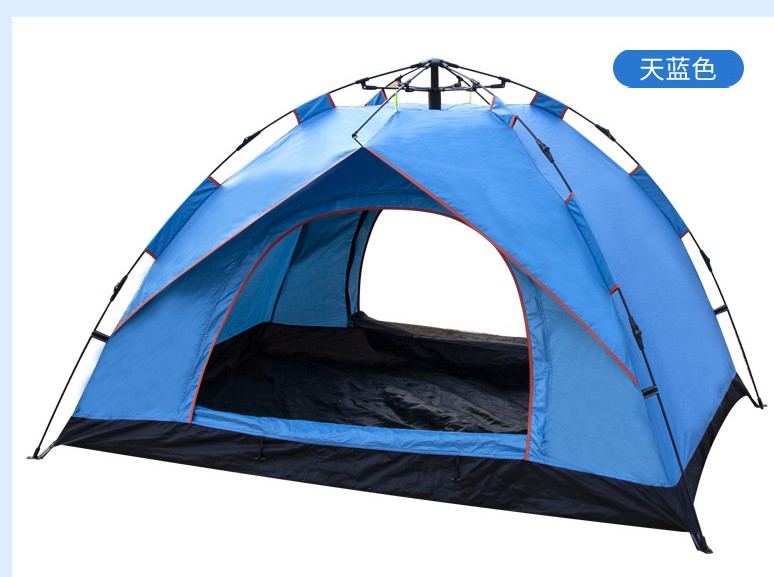 1-2 People Camping Tent Automatic Pop Up Outdoor Family Bivy Hiking Shelter Instant Setup Portable Fully Automatic Tent