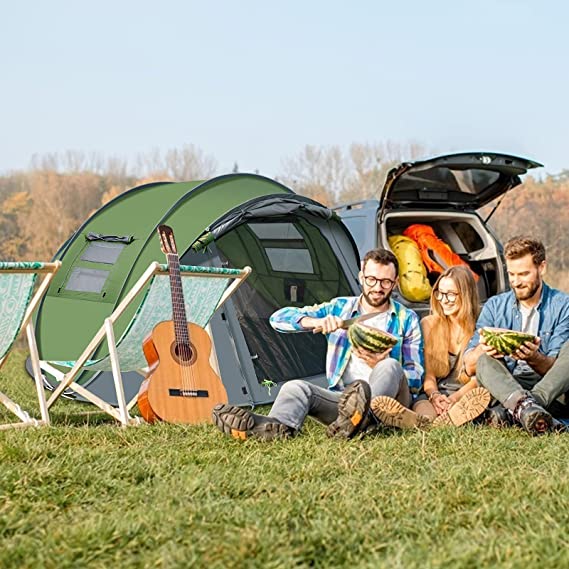 Easy Pop Up Tents, Instant Automatic Person Family Camping Tents Easy