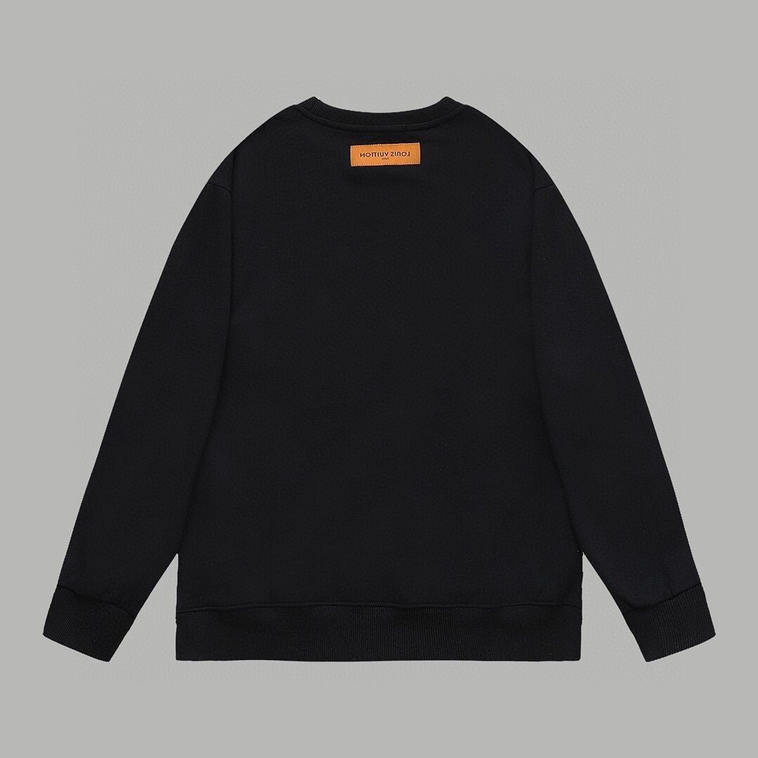 LOUIS VUITTON パーカー ブランド ルイ・ヴィトン ロゴ トップス プリント かわいい 男女兼用