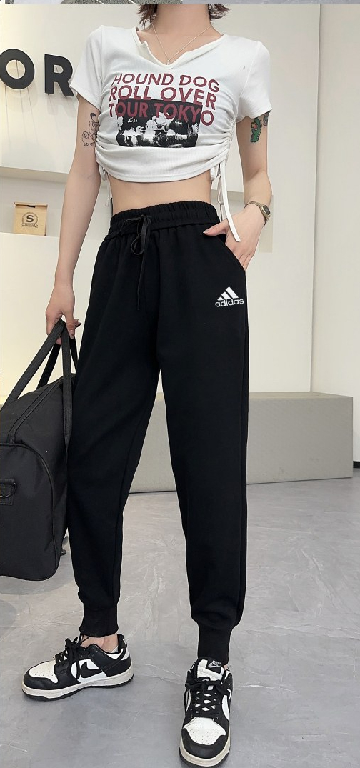 NIKE ADIDDS 2024秋 レディース ズボン 360g ブラック ベージュ ブラウン ピンク グレー  L-3XL