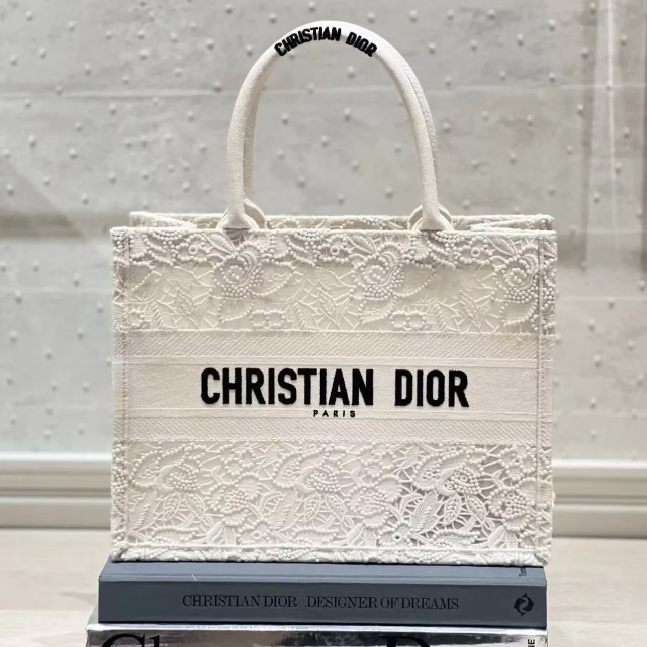 【花柄が美しい☆】Dior＊DIOR BOOK TOTE スモールバッグ＊