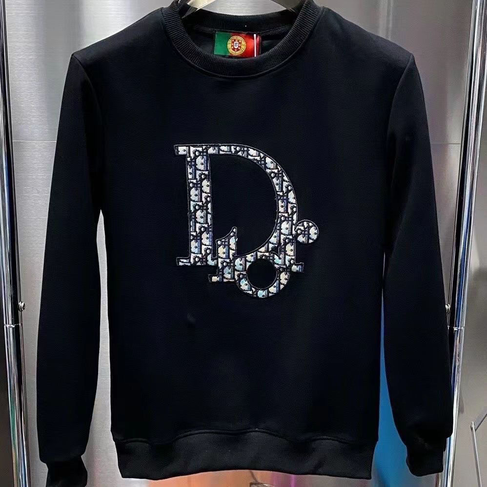 DIOR 2023ゆったり 厚い 防寒 上着 ディオール ロゴ 運動バーカー 100%綿 男女兼用