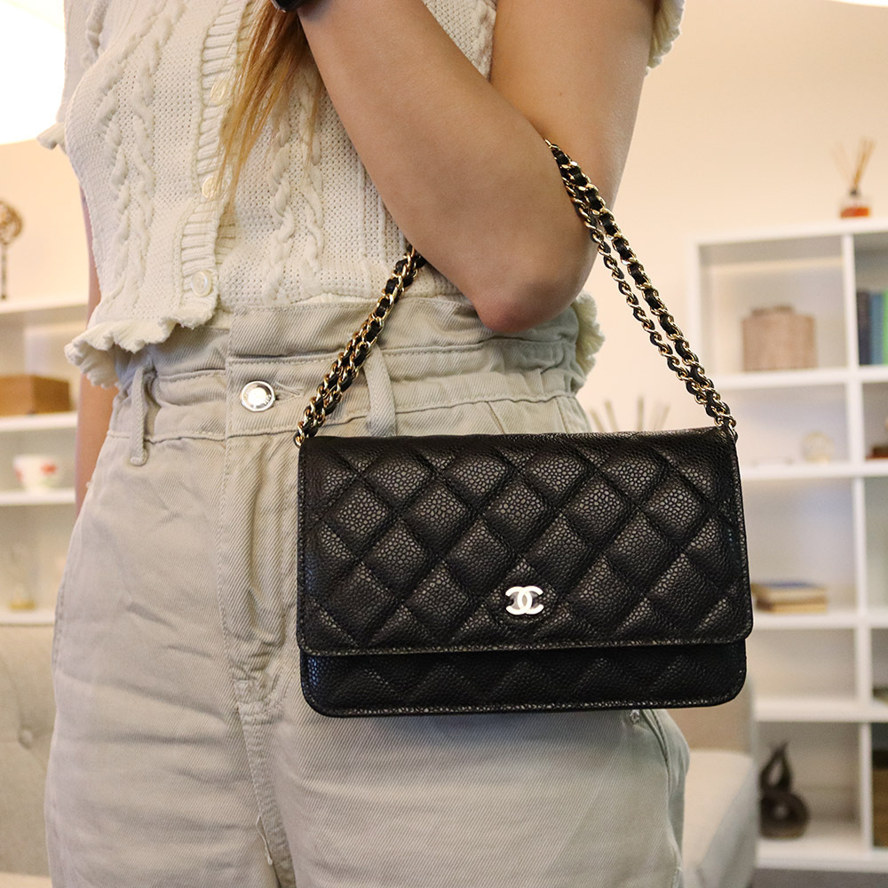 人気CHANELシャネル クラシック チェーンウォレット WOC AP0250