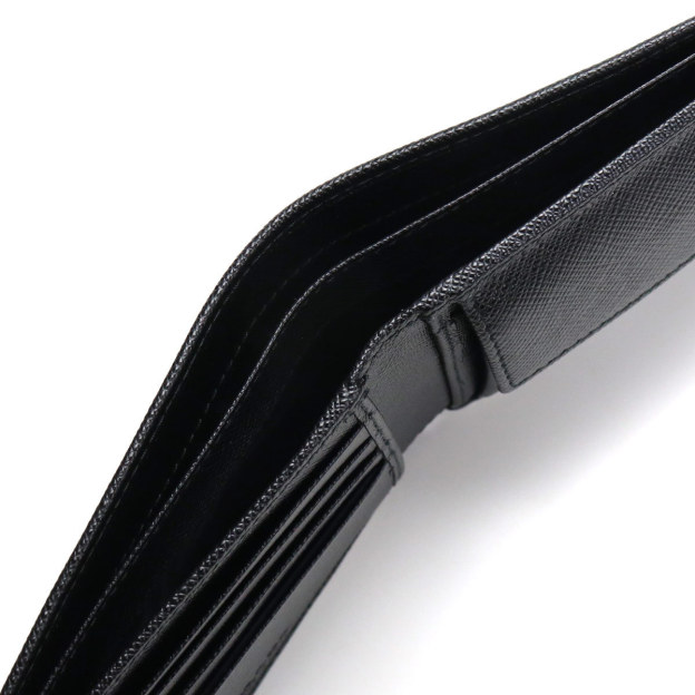 PRADA サフィアーノ 二つ折り財布 2MO738 NERO