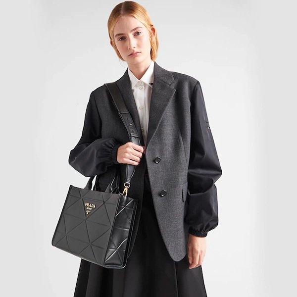 ＊PRADA＊ミディアム レザー ハンドバッグ 1BA379ASKF0002-JAPAN DUTY FREE
