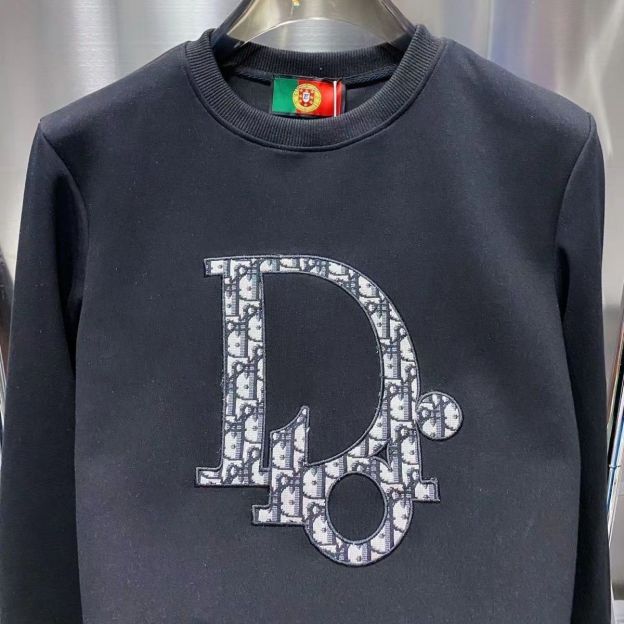 DIOR 2023ゆったり 厚い 防寒 上着 ディオール ロゴ 運動バーカー 100%綿 男女兼用