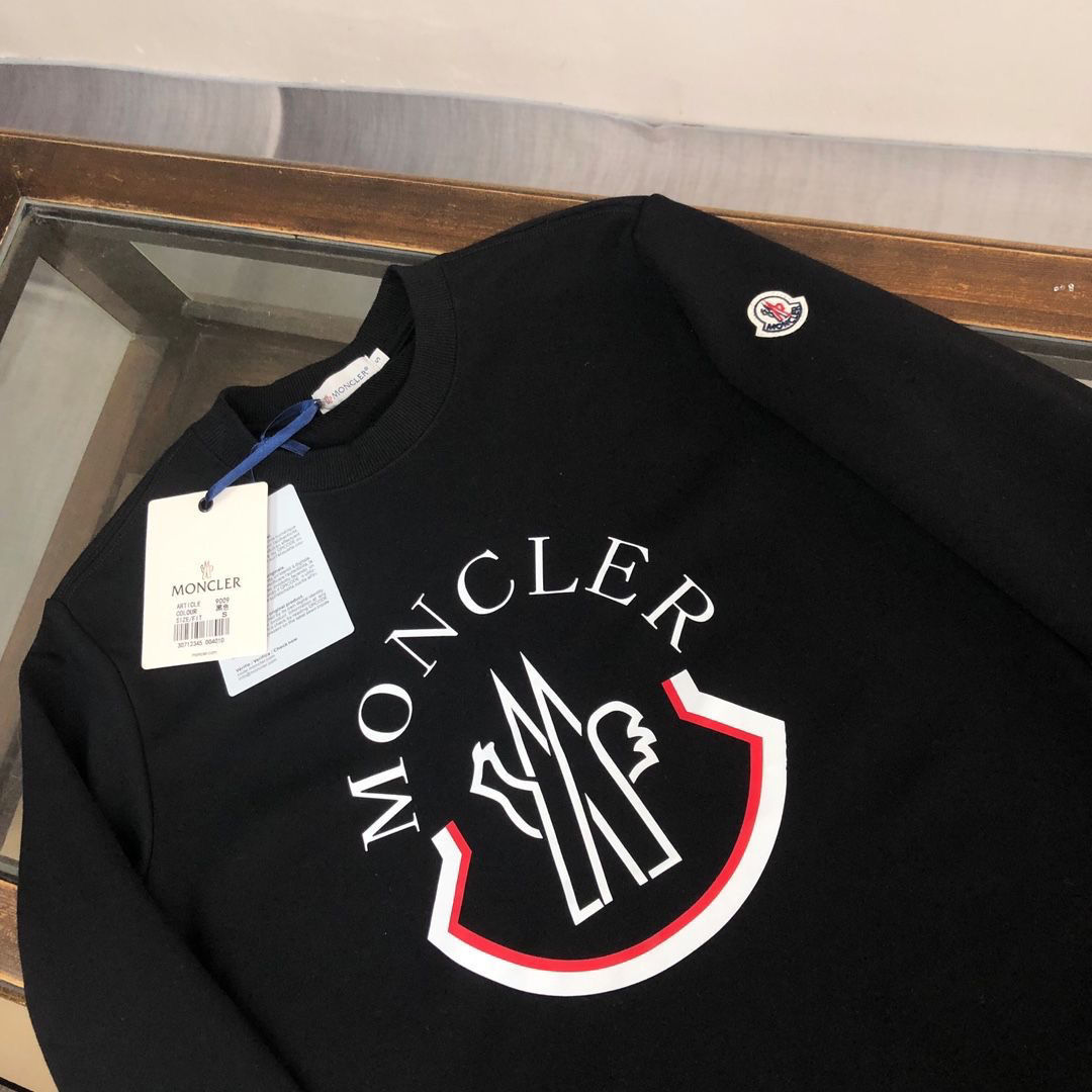 MONCLER モンクレール パーカー トレーナー 長袖 ブランド 丸襟 カジュアル 綿　男女兼用