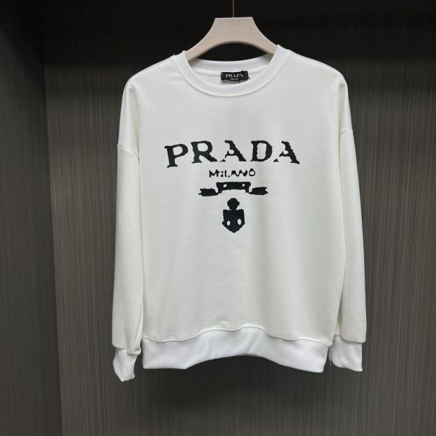 PRADA 2023 ゆったり 厚い 防寒 上着 吸汗性通気性 可愛い 運動バーカー   暖かい おしゃれ　ブラック春秋冬