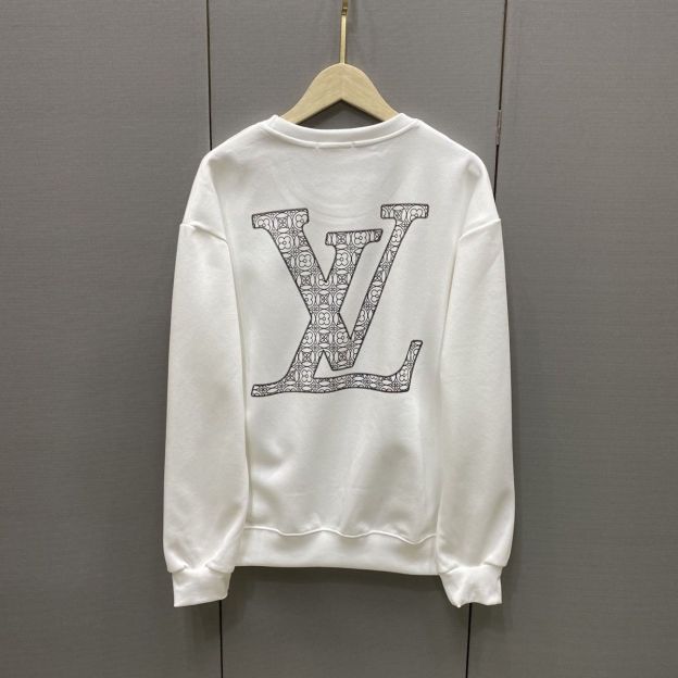 LOUIS VUITTON パーカー  ルイ・ヴィトンロゴ 丸襟 カジュアル ストリート服　ブランド長袖　男女兼用