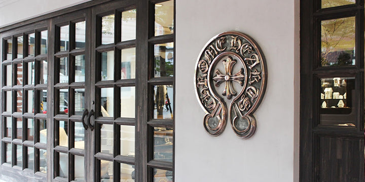 Chrome Hearts クラシックなロゴプリントパーカー