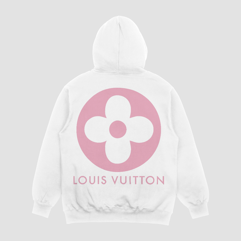 LOUIS VUITTON 定番ロゴアルファベット柄プリントパーカー