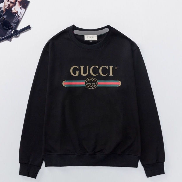 GUCCI2023秋 プリント ゆったり バーカー 長袖 防寒　グッチロゴ100%綿 男女兼用