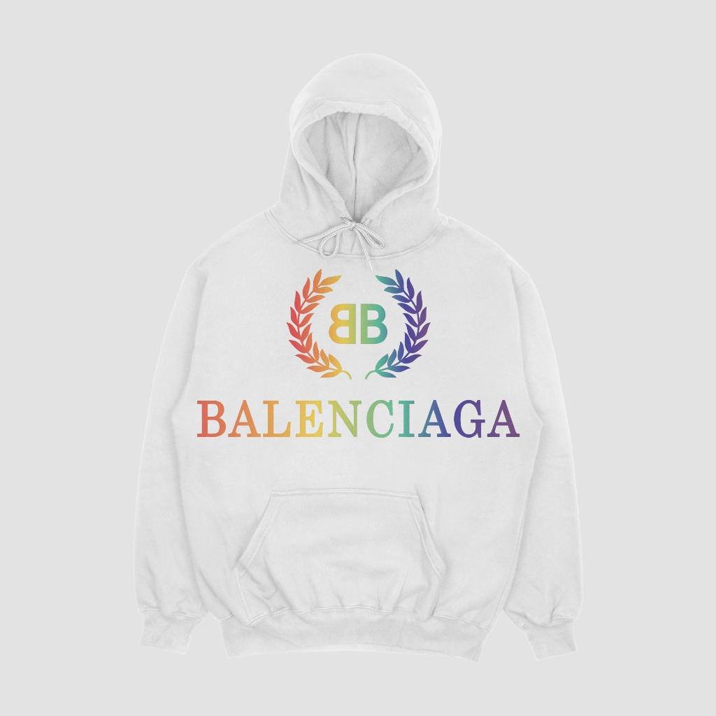 Balenciaga クラシックなアルファベットプリントのパーカー