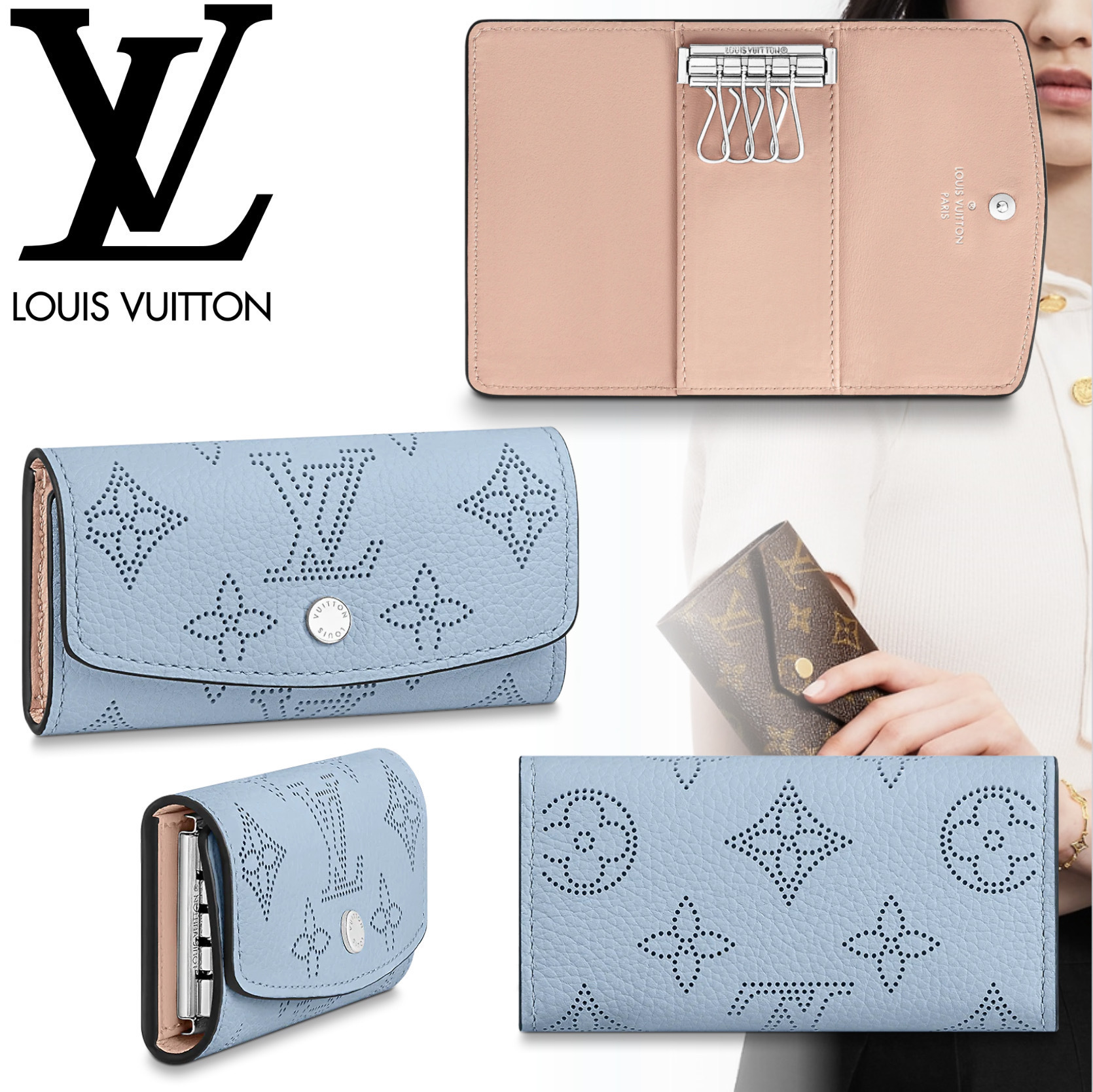 大人気♪ [LOUIS VITTON] ミュルティクレ 4　キーケース３色展開 M64054 M60145