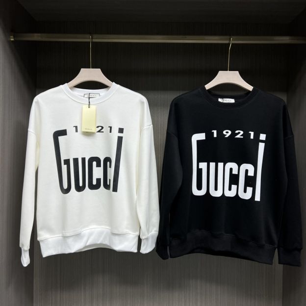 GUCCI 2024秋 ゆったり　暖かい おしゃれ　バーカー 100%綿 男女兼用　春秋冬