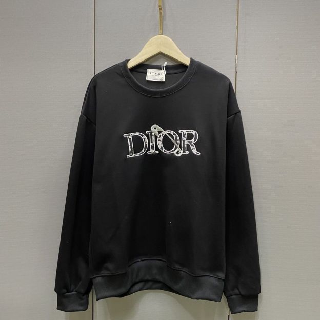 DIOR パーカー ルームウェア  ディオールロゴ ブランド トップス 綿　男女兼用