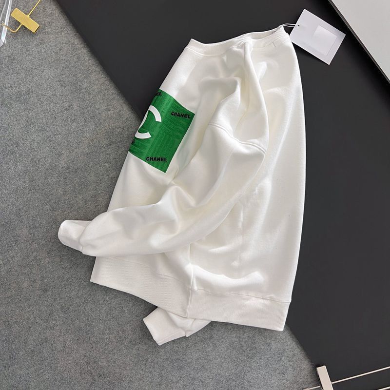 CHANEL  ins プリント ゆったり 厚い バーカー シャネル ロゴ 100%綿 男女兼用