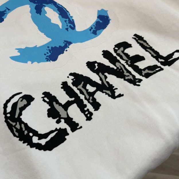 CHANEL  ins プリント ゆったり 厚い バーカー シャネル ロゴ 秋冬　100%綿 男女兼用