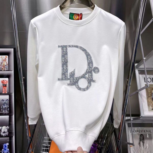 DIOR 2023ゆったり 厚い 防寒 上着 ディオール ロゴ 運動バーカー 100%綿 男女兼用