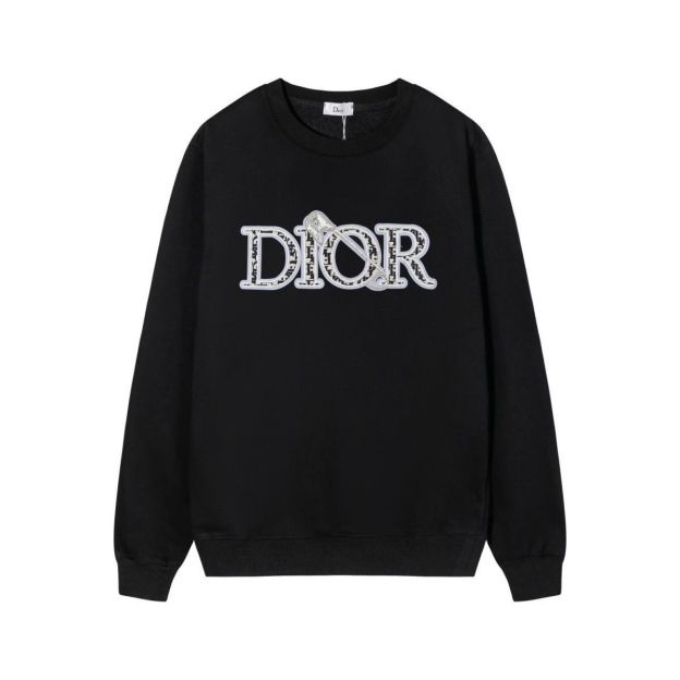DIOR　パーカー  秋服   オーバーサイズ 長袖 トレーナー ゆったり 丸首カジュアル 柔らか 大きいサイズ く快適 人気 おしゃれ 春服 冬服