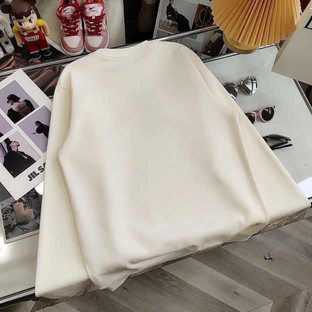 GUCCI パーカー アニメプリント 長袖 ファッション 丸襟 人気　カジュアル　グーチロゴ　100%綿　男女兼用