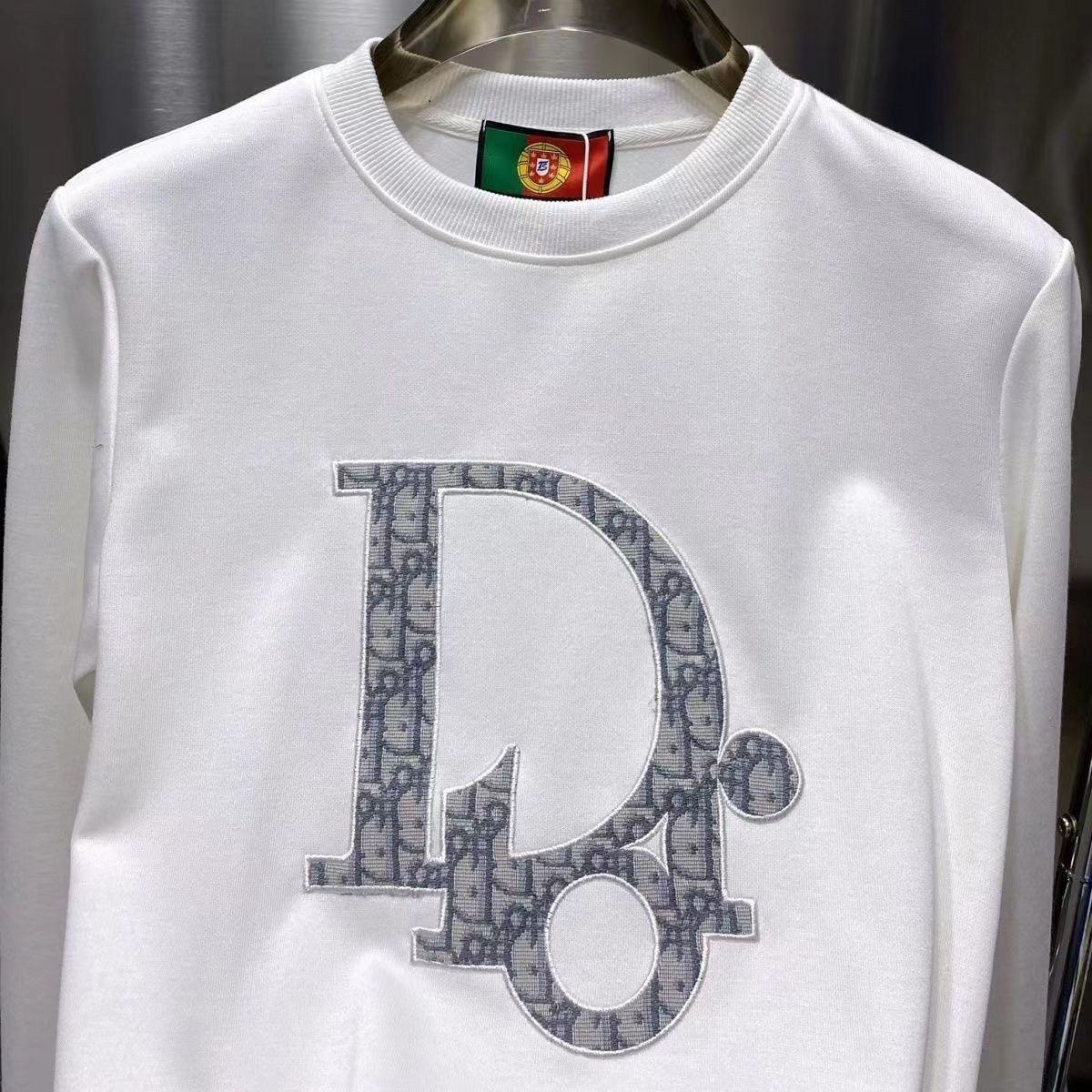 DIOR 2023ゆったり 厚い 防寒 上着 ディオール ロゴ 運動バーカー 100%綿 男女兼用