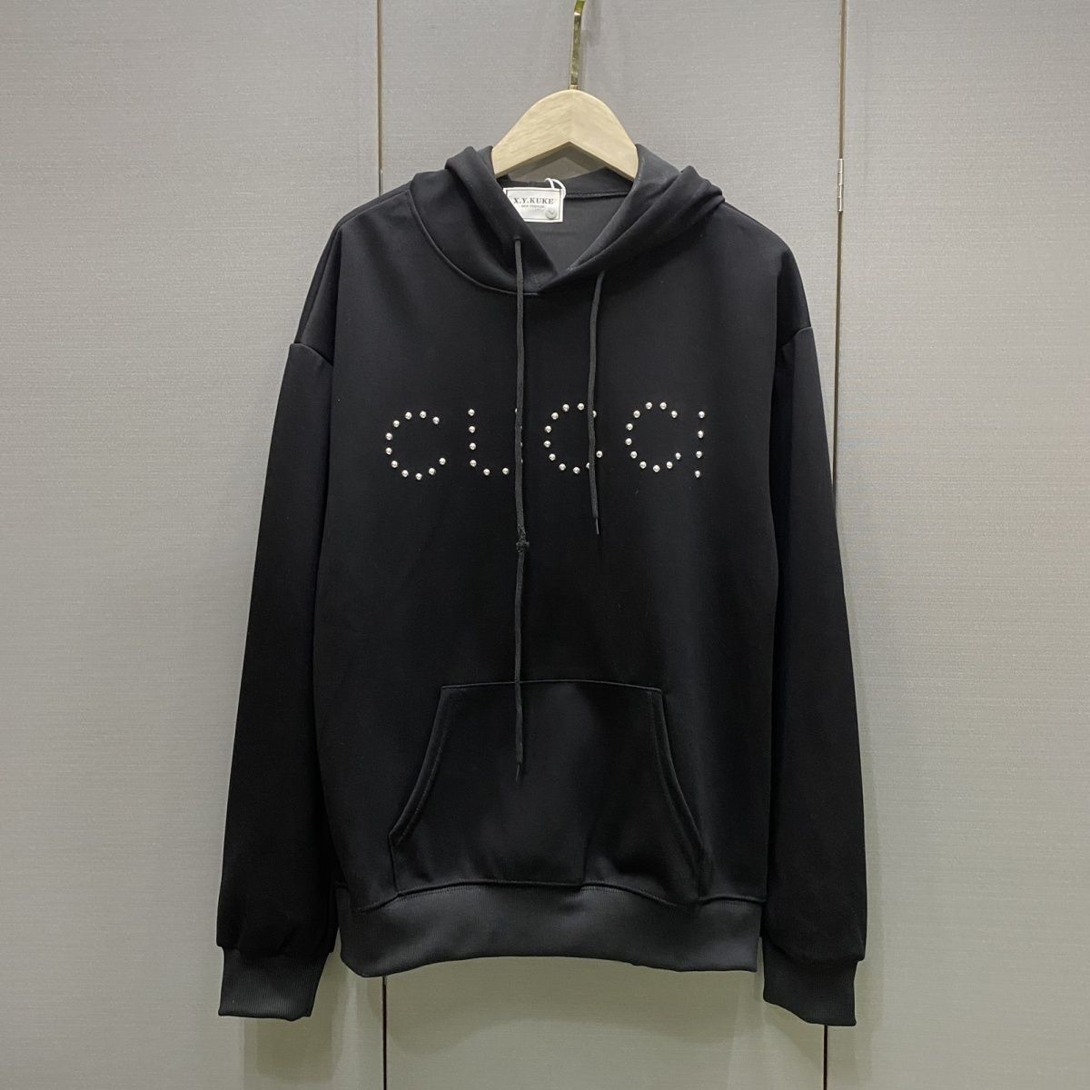 GUCCI パーカー フード付き　ブランド　ルームウェア グッチ ロゴ ブランド トップス 男女兼用