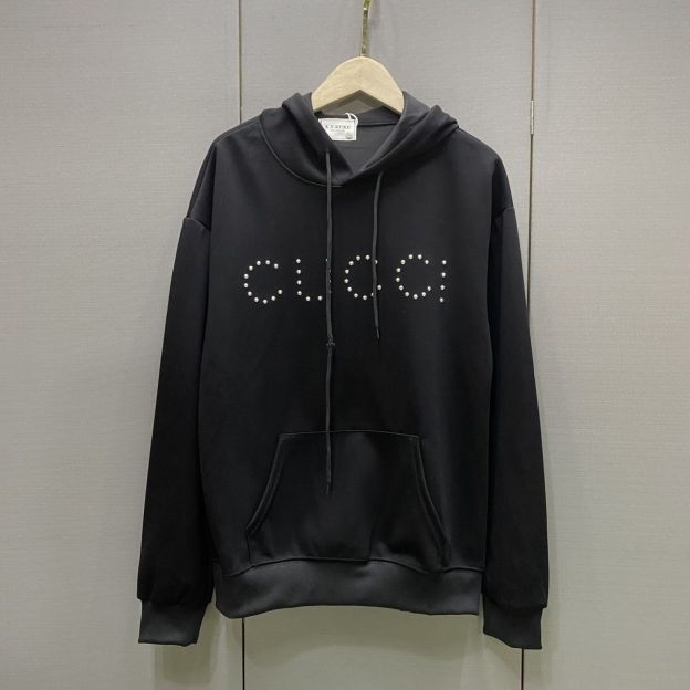 GUCCI パーカー フード付き　ブランド　ルームウェア グッチ ロゴ ブランド トップス 男女兼用