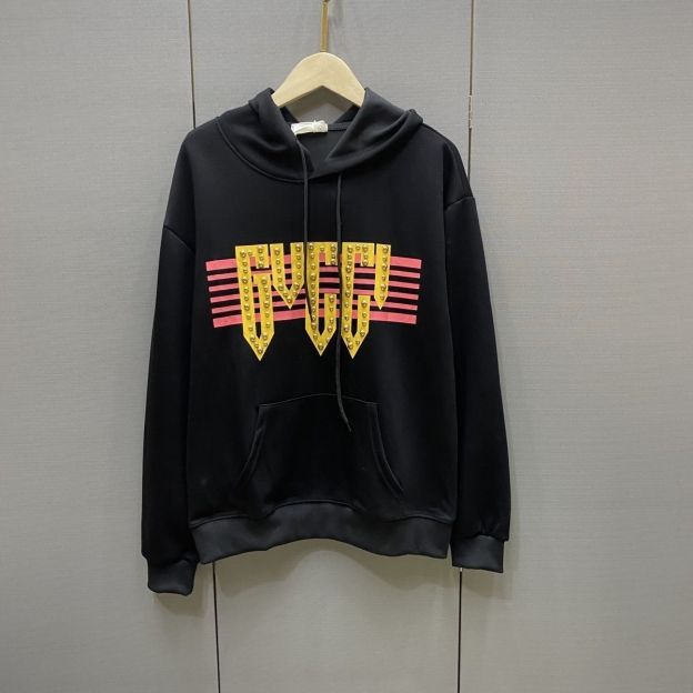GUCCI パーカー フード付き ブランド ルームウェア グッチロゴ ブランド トレーナー男女兼用