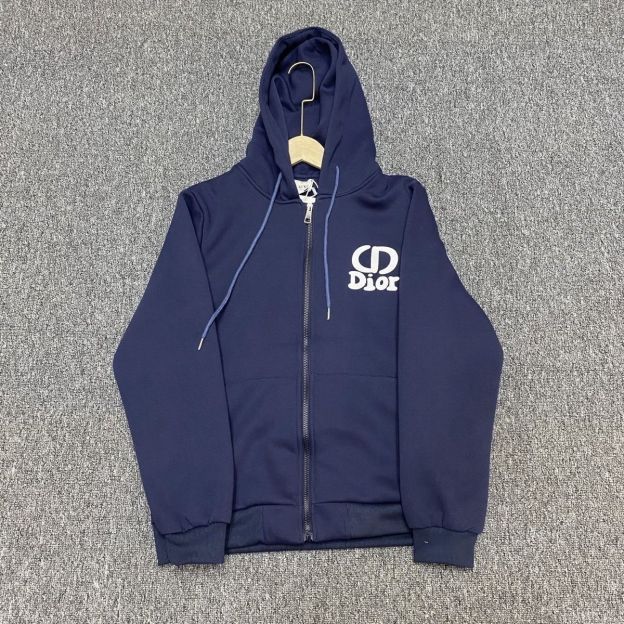 DIOR カーディガンフード付き パーカー　長袖 コートおしゃれ  秋 冬