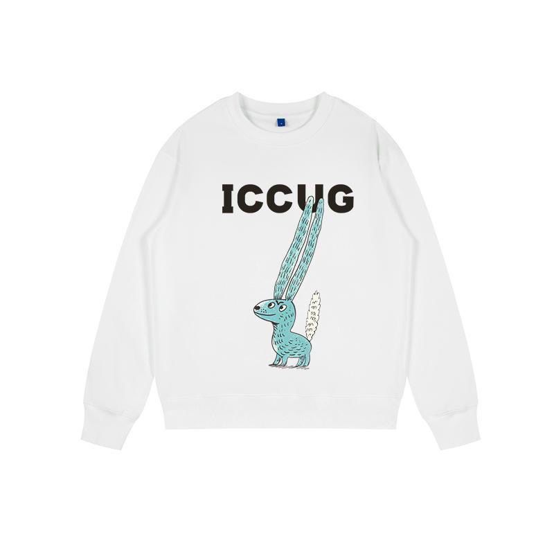 GUCCI  パーカー 動物プリント 長袖  ファッション   丸襟  人気　カジュアル　グーチロゴ　男女兼用