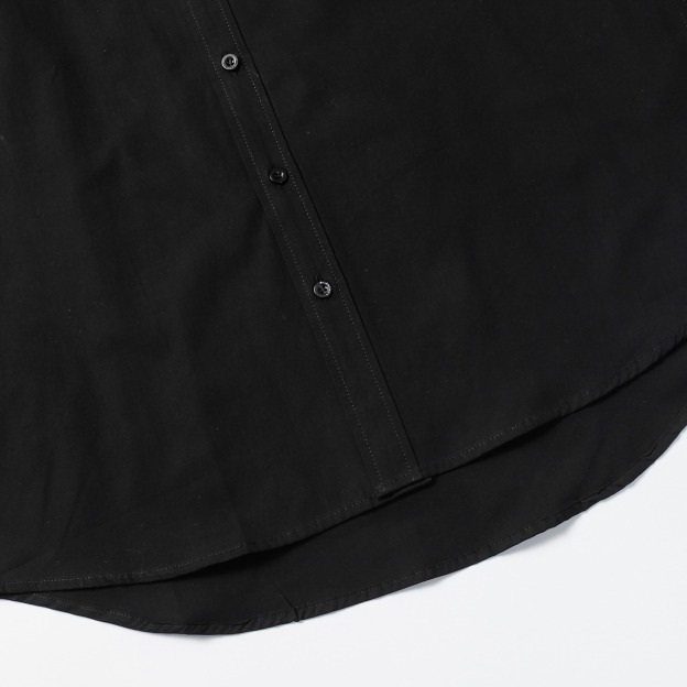 Balenciaga ダブルBグラフィティプリント長袖シャツ男女同ブラック・ホワイトS-XL