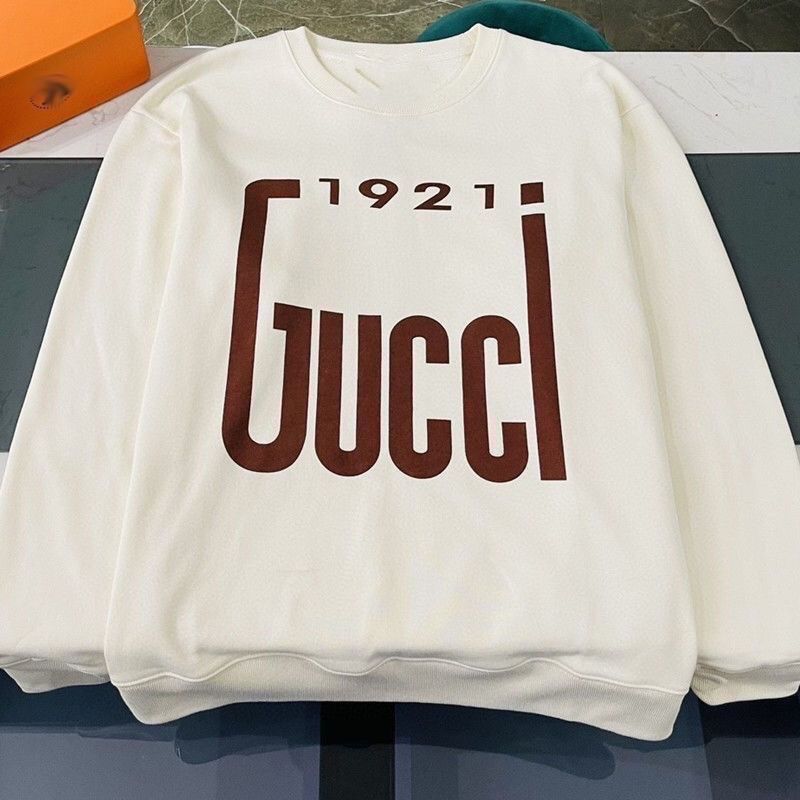 GUCCI2023秋  ロゴプリントゆったり 長袖 バーカー  100%綿 男女兼用