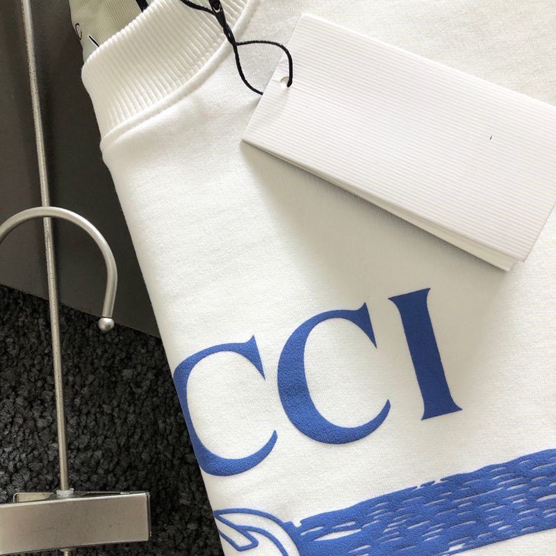 GUCCI 2024秋 バーカー 丸襟 グッチ 暖か 人気 カジュアル 長袖 防寒 100%綿 男女兼用