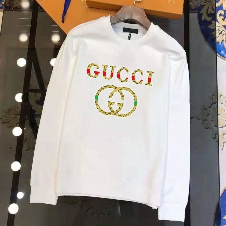 GUCCI２０２３秋　バーカー　丸襟　グッチ　暖か　人気　カジュアル　長袖　防寒　１００％綿　男女兼用