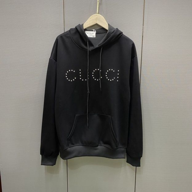 GUCCI パーカー フード付き　ブランド　ルームウェア グッチ ロゴ ブランド トップス 男女兼用