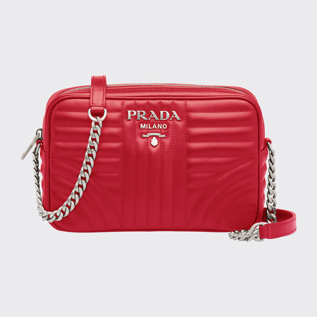 PRADA プラダ ダイアグラム レザーバッグ