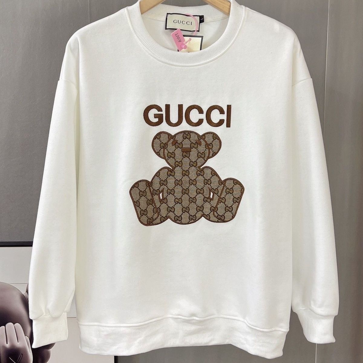 GUCCI2023秋 プリント ゆったり バーカー　長袖 防寒　100%綿 男女兼用