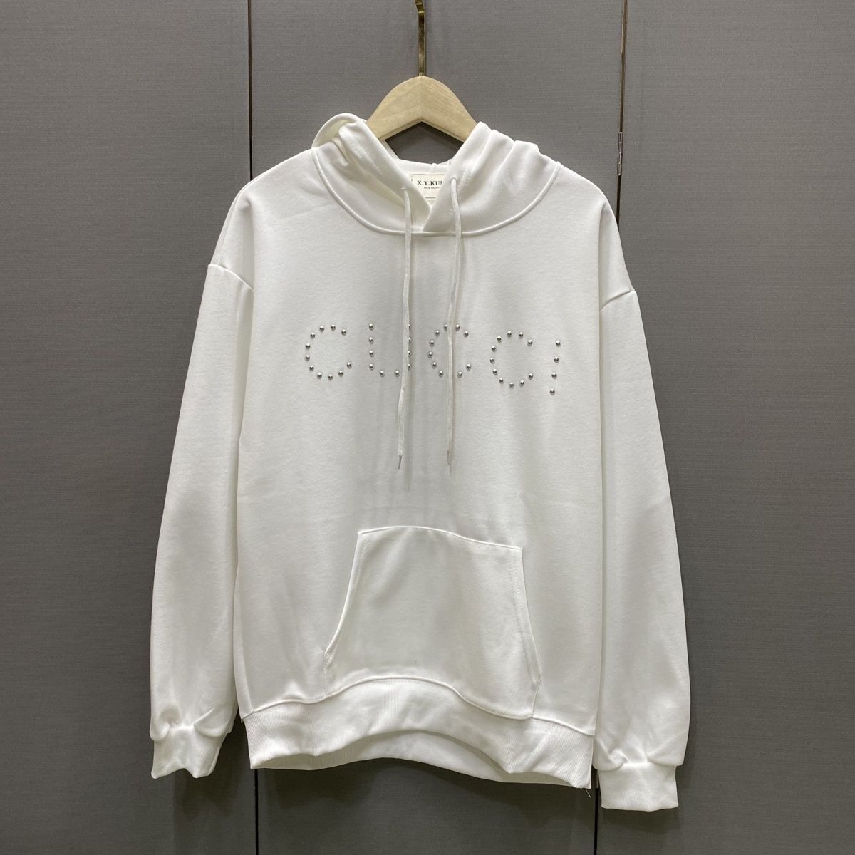 GUCCI パーカー フード付き　ブランド　ルームウェア グッチ ロゴ ブランド トップス 男女兼用