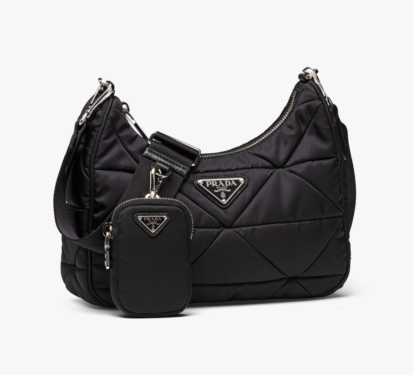 ☆PRADA プラダ パデッドナイロン ショルダーバッグ-JAPAN DUTY FREE