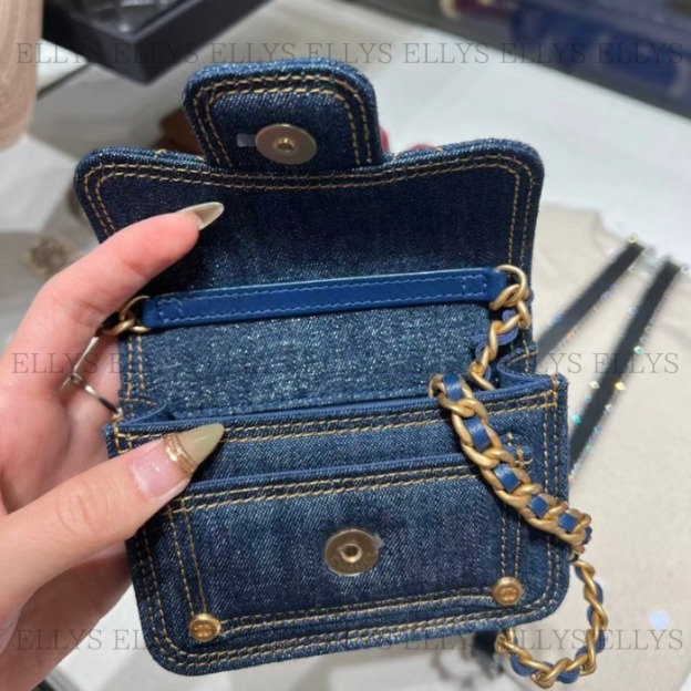 【CHANEL】23SS 人気 カジュアル ミニバッグ ショルダー デニム