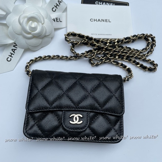 明日着 斜め掛けミニBAG ポシェット♪ チェーンクラッチ CHANEL