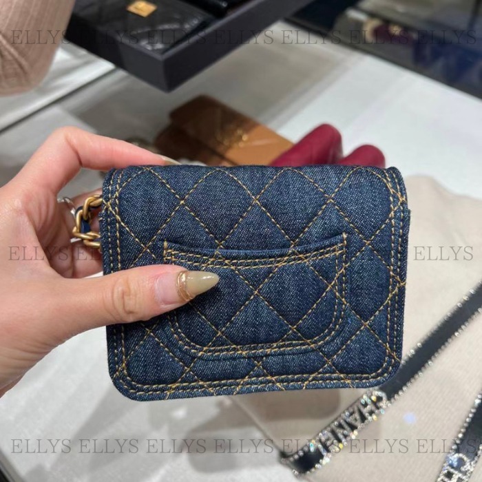 【CHANEL】23SS 人気 カジュアル ミニバッグ ショルダー デニム